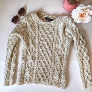 Irish knit sweater